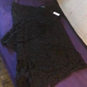 Black lace skirt brand new